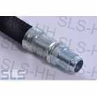 Fuel hose 14x20 w. threaded fitting