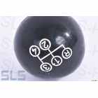 [3] Gear lever knob,black,4 speed, Repro