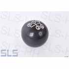 [35] Gear lever knob,black,4 speed, Repro