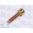 hex. socket head cap screw, zinc plated yellow, M8