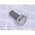 hex head screw M10 X 20 stainless steel