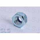 hex.nut with non metallic insert M6, zinc plated