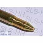 Hex screw with tip and fine thread