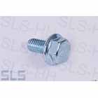 hexagon flange bolts M6 X 12 zinc plated