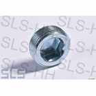 Hexagon socket pipe plugs with taper fine pitch th