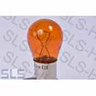 indicator bulb yellow, 12V, 21W, BAU15s, yellow