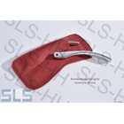 [42] leatherbag for chrome handle red