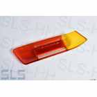 Left Tail Lamp Lens w/o. frame, red/yellow