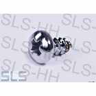 [BlechLinseFlach] lens head screw chromed, 2,9x6,5, DIN 7981