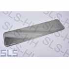 Licence plate underlay, fr./rear, s-steel polished