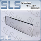 [20] Licence plate underlay, fr./rear, s-steel polished