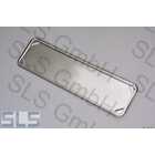 [3] Licence plate underlay, stainless steel, inner wid