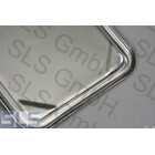 [28] Licence plate underlay, stainless steel, inner wid