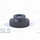 Milled M5 nut, plastic w insert