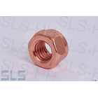 Nut M8, copper, hex 12