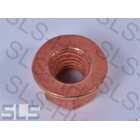 [51] Nut M8, copper, hex, with collar