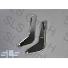 [60] Pair chrome covers, seat LH, early styl