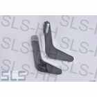 Pair chrome covers, seat LH, late style