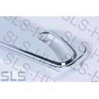 Pair chrome covers, seat RH, early styl