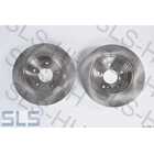 [40] pair of rear brake discs R129, brand FEBI