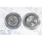 [40] pair of rear brake discs R129, brand FEBI