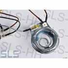 pair of wiring harness w. sockets, fitting NoVac headlights