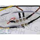 pair of wiring harness w. sockets, fitting NoVac headlights