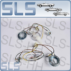 [5] pair of wiring harness w. sockets, fitting NoVac headlights