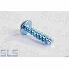 Pan head screws with collar, with screw thread for