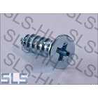 [BlechSenkFlach] panelling screw, phillips, chromed