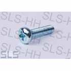 Phillips screw, half-round head, M4 x 16