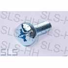 Phillips screw, half-round head, M6 x 16