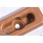 pin+bushing, sunvisor light brown