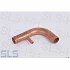 pipe bow with junction, fits pump assy 09.'85->