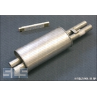 Rear silencer Eberspaecher, zn-al-plate