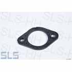 Rubber flange w. metal insert