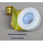 [d30d11] Rubber grommet 11/30, blue silicon rubber