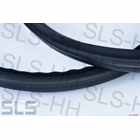 Rubber seal rear glass hard-top