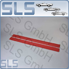 Rubbermat sill red, pair ( left+ right)