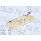 [15] Sunvisor incl bracket RH ->67, cream