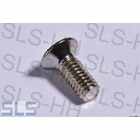 Screw, door catch surround M4 x 10 crome plated