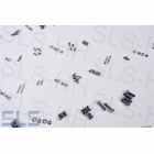 [screws] screw set chrome plated 300SEL 6,3 238pcs.