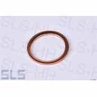 Seal ring 16x20, copper, e.g. hollow bolts