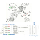 [10] Seat back adjuster, Lt.