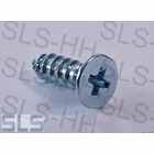 Self tapping screw, zinc plated