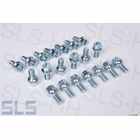 Set 20 pcs Wheel bolts for steel rims