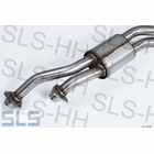 Set 3-pcs stainless exhaust 220SEb