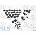 Set 40 pcs rubber plugs floors&rails