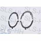 Set 4 pcs shims, crank axial, standard