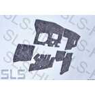 Set 6 pcs felt mats inner firewall LHD-190SL